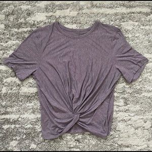 Lululemon Purple Twist top, size 6